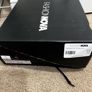 Fashion Nova Vibe Cheeks Rust Boots